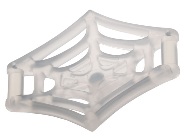 Web Effect Large Bar on Back Handles on Sides in Trans-Clear