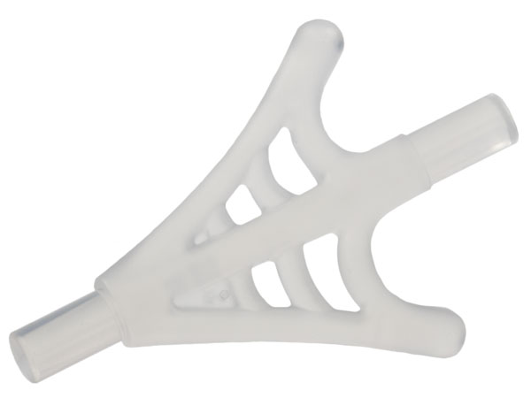 Web Effect Two Branches Bars on Each End in Trans-Clear
