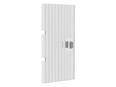 Door 1 x 4 x 6 in Trans-Clear
