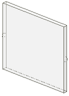Glass for Window 1 x 4 x 3 in Trans-Clear