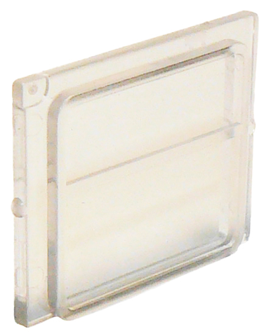 Glass for Train Window 1 x 4 x 3 in Trans-Clear