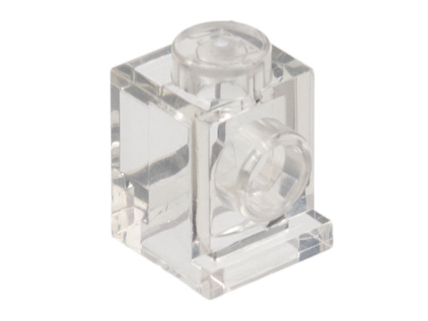 Brick Special 1 x 1 with Headlight in Trans-Clear