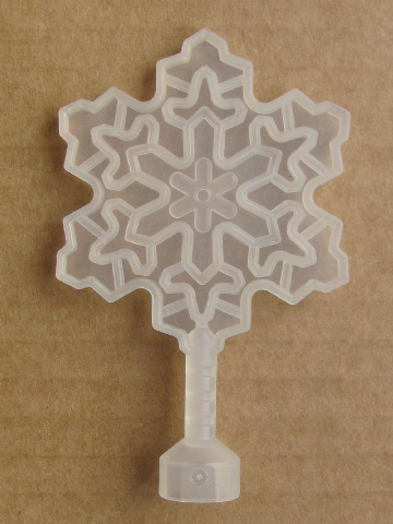Duplo Snowflake in Trans-Clear