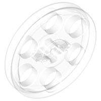 Technic Wedge Belt Wheel [aka Pulley] in Trans-Clear