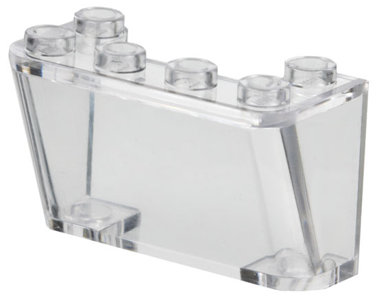 Windscreen 2 x 4 x 2 Inverted in Trans-Clear