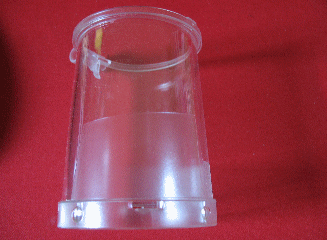 Duplo Lift Cart Cylinder with Hinge in Trans-Clear