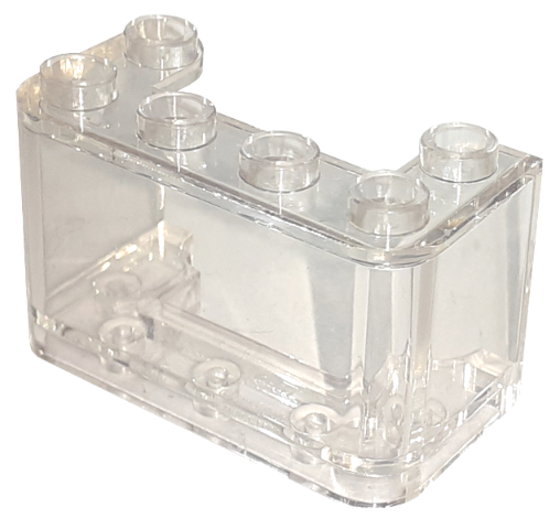 Windscreen 2 x 4 x 2 Vertical in Trans-Clear