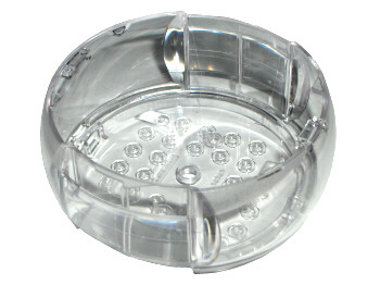 Pod, Center Barrel Section 10 x 10 x 3 1/3 X-Pod in Trans-Clear