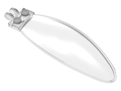 Windscreen 9 x 3 x 1 2/3 Bubble Canopy in Trans-Clear