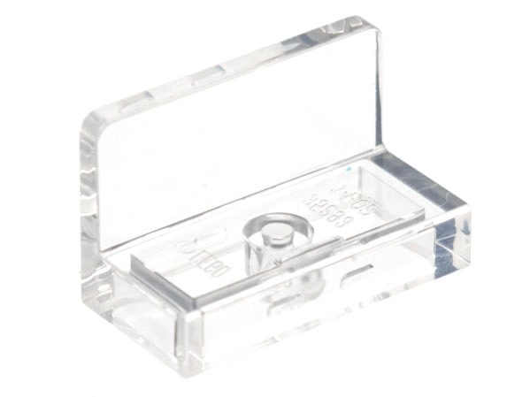 Panel 1 x 2 x 1 [Rounded Corners] in Trans-Clear