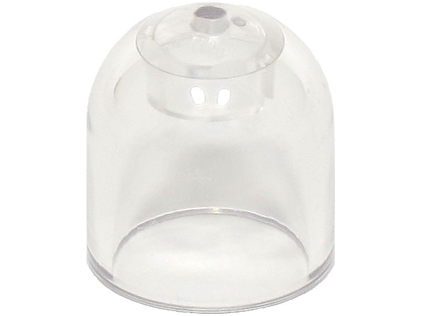 Helmet Dome, No Stud in Trans-Clear