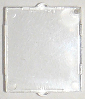 Glass for Window 1 x 2 x 2 Flat in Trans-Clear