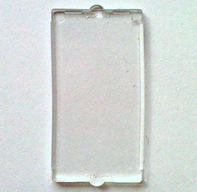 Glass for Window 1 x 2 x 3 Flat Front in Trans-Clear