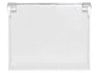 Glass for Window 1 x 4 x 3 [Opening] in Trans-Clear