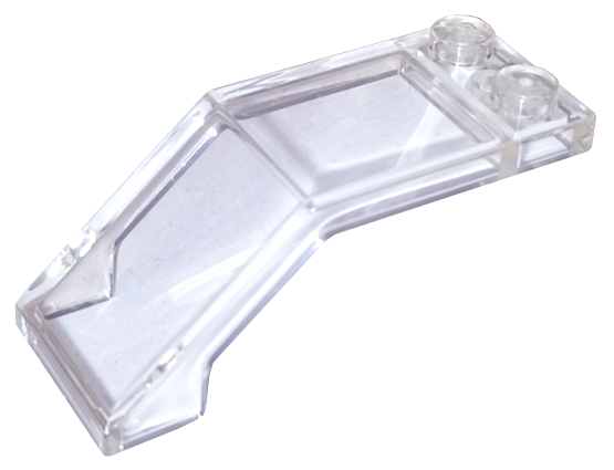 Windscreen 5 x 2 x 1 2/3 in Trans-Clear