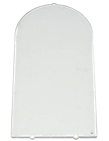 Glass for Frame 1 x 6 x 7 with Bow in Trans-Clear