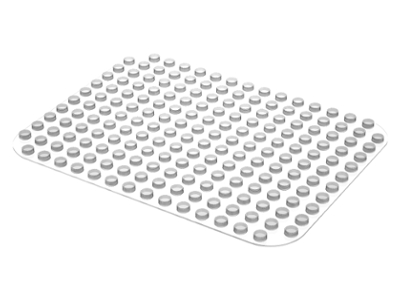Duplo Baseplate 12 x 16 in Trans-Clear