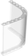 Panel 8 x 8 x 6 Rounded in Trans-Clear