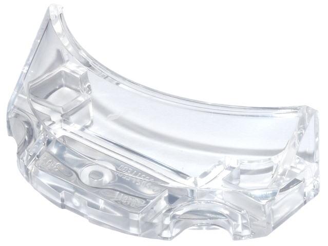 Windscreen 2 x 4 Half Dome in Trans-Clear