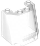 Windscreen 3 x 4 x 3 in Trans-Clear
