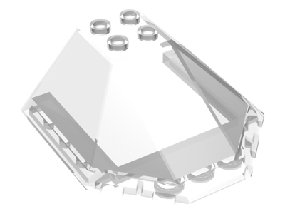 Windscreen 6 x 6 x 2 Canopy in Trans-Clear