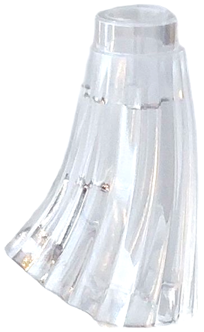 Equipment Broom End in Trans-Clear