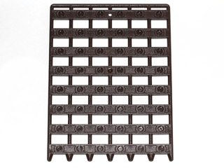 Door 1 x 12 x 16 Castle Gate (Portcullis) in Dark Brown