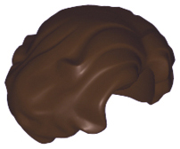Hair Short Wavy with Side Part in Dark Brown