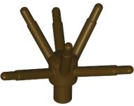 Plant, Flower Stem with Bar and 6 Stems in Dark Brown