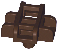 Equipment Scabbard for Two Swords in Dark Brown
