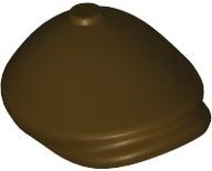 Hat / Flat Cap, Old Style in Dark Brown
