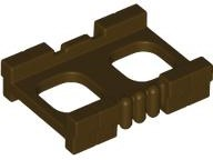 Minifig Hipwear Utility Belt in Dark Brown