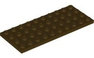 Plate 4 x 10 in Dark Brown