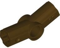 Technic Axle and Pin Connector Angled #3 - 157.5° in Dark Brown
