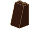 Brick Sloped 75° 2 x 2 x 3 [Hollow Studs] in Dark Brown