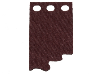Curtain, Stepped with Three Hole in Dark Brown