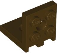 Bracket 2 x 2 - 2 x 2 in Dark Brown