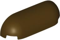 Brick Round, Curved Triple 1 x 4 x 1 in Dark Brown