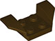 Mudguard 2 x 4 with 2 x 2 Studs and Flared Wings in Dark Brown