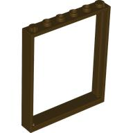Door Frame 1 x 6 x 6 in Dark Brown
