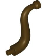 Animal Body Part / Plant, Tail / Trunk / Tentacle / Tongue / Vine / Tree Branch (Short Tip) in Dark Brown