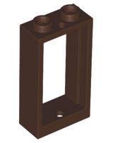 Window 1 x 2 x 3 Flat Front in Dark Brown