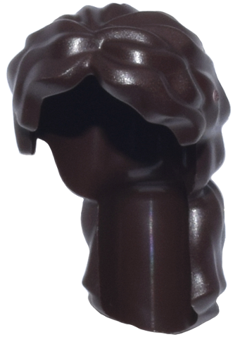 Hair Long Wavy, Ponytail in Dark Brown