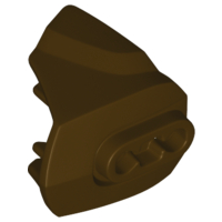 Large Figure Limb Cover, Size 3, Armor with Ball Joint Socket in Dark Brown
