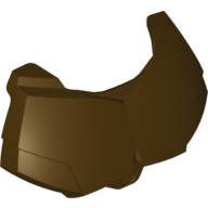 Large Figure Chest Cover, Armour Small in Dark Brown