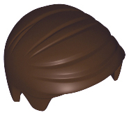Hair Smooth Combed Sideways in Dark Brown