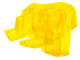 Large Figure Head Connector Block Eye/Brain Stalk in Trans-Neon Yellow