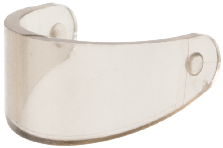 Headwear Accessory Visor For Standard Helmet in Trans-Brown