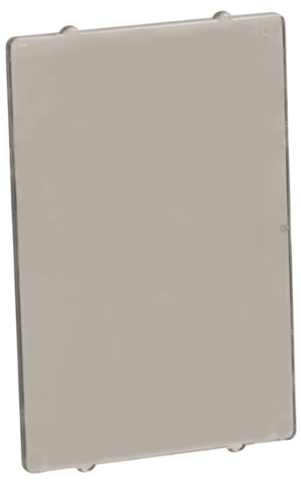 Glass for Window 1 x 4 x 5 in Trans-Brown