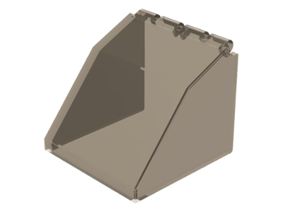 Windscreen 4 x 4 x 3 Canopy in Trans-Brown